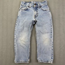 Vintage Little Levi's 550 Orange Tab Kids Relaxed Fit Jeans Size 5 Made in USA