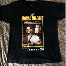 WWF/WWE Vintage Royal Rumble 2002 Event Tee Shirt y2k Size Men’s Large