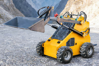 #ad #ad 23HP HONDA Engine Mini Wheeled Skid Steer Loader Electric Start $6198.00