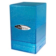 Ultra Pro Satin Tower Glitter Blue