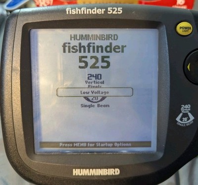HUMMINBIRD 525 Fishfinder Fish Finder Depth Fishing Works READ | eBay