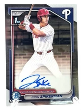 2024 Bowman Draft John Spikerman 1st Auto (RC) CPA-JSP Phillies