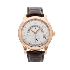 Jaeger-LeCoultre Master Control GMT Rose Gold Auto 41mm Strap Watch 146.2.02