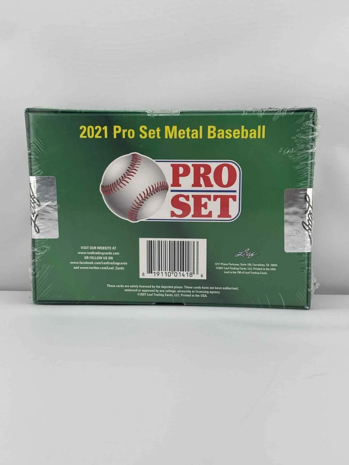 2021 Pro Set Metal Baseball - Image 2 of 2
