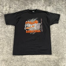 VTG Ganado Indians Shirt Mens XL Black Texas High School Basketball 90s USA Made