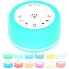 Soother Sleep Sound Machine Night Light White Noise Machine with 30 Soothing ...