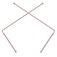 99.9 Copper Dowsing Rods - 2PCS Divining Rods - for Ghost Hunting Tools, Divini
