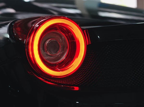 Fit 10-15 Ferrari 458 AlphaRex Nova-Series Prismatic LED Tail Lights (Red/Smoke)