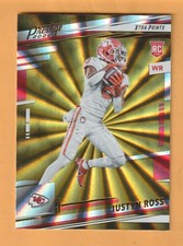Justyn Ross Clemson Tigers 2022 Prestige Xtra Points Sunburst #322 KC Chiefs