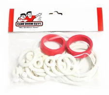 Bally Space Invaders Pinball Machine Replacement Repair Rubber Ring Kit White