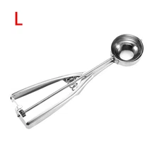 Ice Cream Scoop 1/3Pcs Handle Cookie Scoops Stainless Steel Ice Cream Scooper