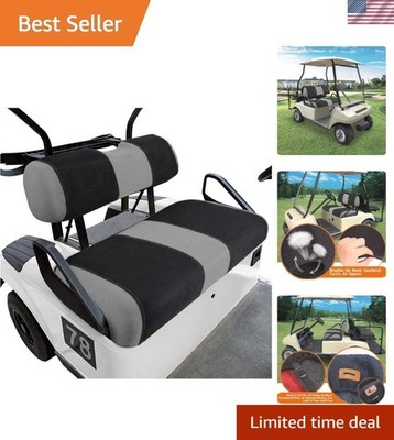 Durable Gray Golf Cart Seat Covers for Club Car DS - Easy to Install Upgrade