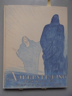 Auferstehung Max Dingler Olaf Gulbransson Signatur von Ehefrau Max Dingler:
