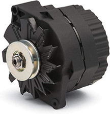 Alternator, 10SI, 100 Amps, 12V, 1-Wire, Single V-Belt Pulley, Aluminum Case, Bl