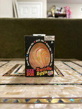 Nee Doh Swirlie Eggs Orange NEW