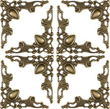 24 Pcs Scrapbook Corner Protector Metal Corner Protector Album Decorative Cover