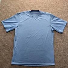 Patagonia Base Layer Shirt Mens Large Blue Hiking Trail Lightweight