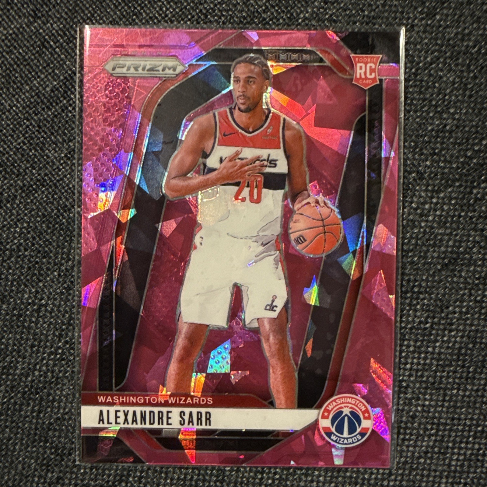 2024-25 Panini Prizm - Alexandre Sarr #264 Pink Ice Prizm (RC)