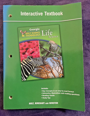Georgia Holt Science & Technology-Life Science Interactive Textbook (Student Ed)