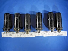 (6) Lot RCA & GE Metal 5T4 VT-144 Power Tubes STRONG!! (TESTED W/ TV-7D/U)