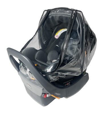 SASHA'S Rain and Wind Cover for Chicco KeyFit 30 & 35 Infant Car Seat - Clear 