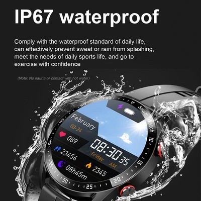 For Huawei GT3 Pro Men s Smartwatch, NFC GPS Heart Rate Blood Oxygen Waterproof.