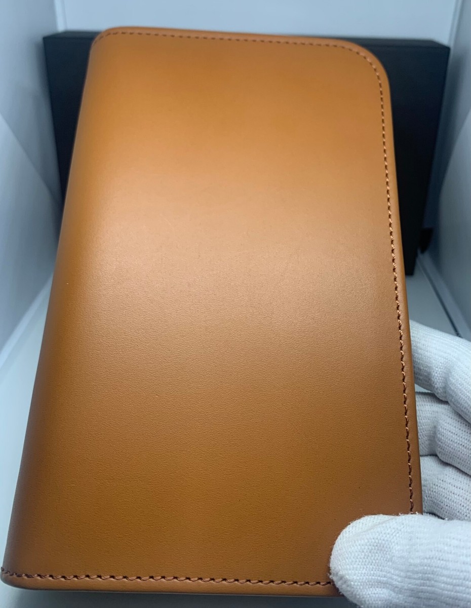 Near Mint] PILOT and SOMES Leather Round Zipper Pen Case for 3