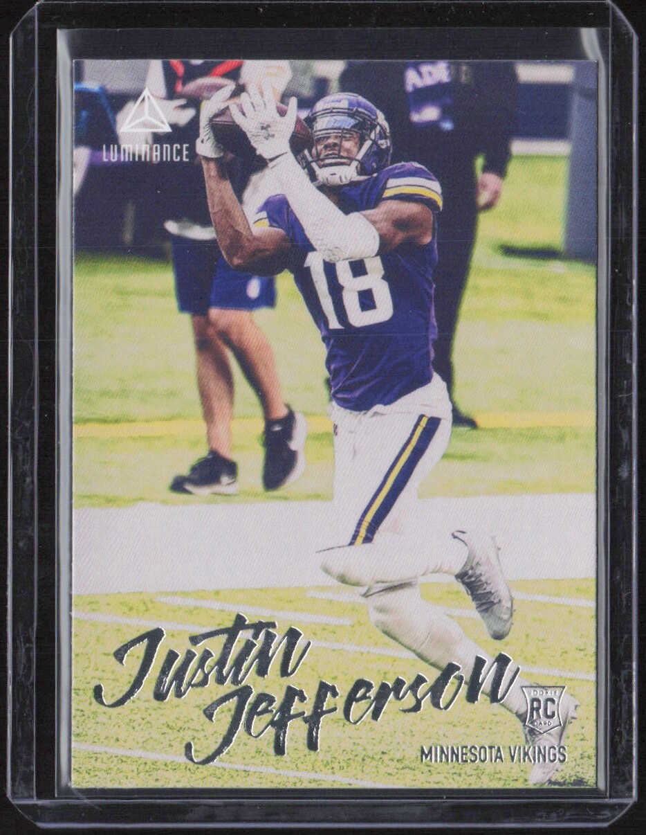 2020 Panini Chronicles #217 Justin Jefferson Luminance Update Rookies