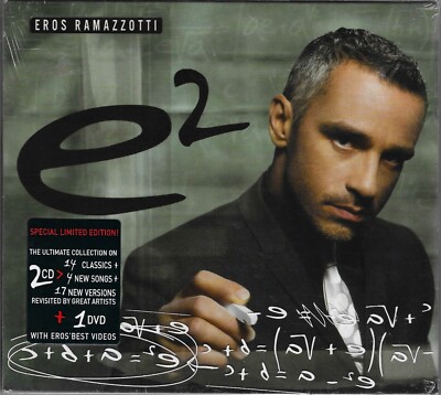 Eros Ramazzotti - E² - 2CD + DVD - Best-Of - Greatest Hits - Neu - OVP -