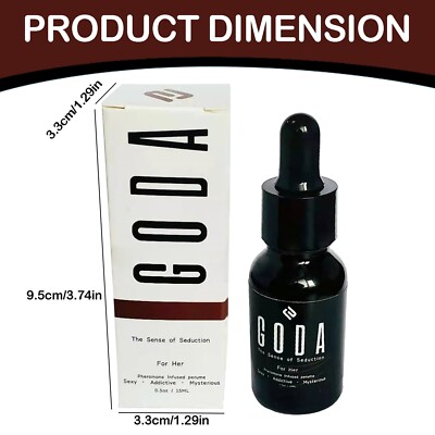 【新品未使用】GODA for her 香水 15ml 1本 GODA For Her Pheromone Perfume For Women Long-Lasting with