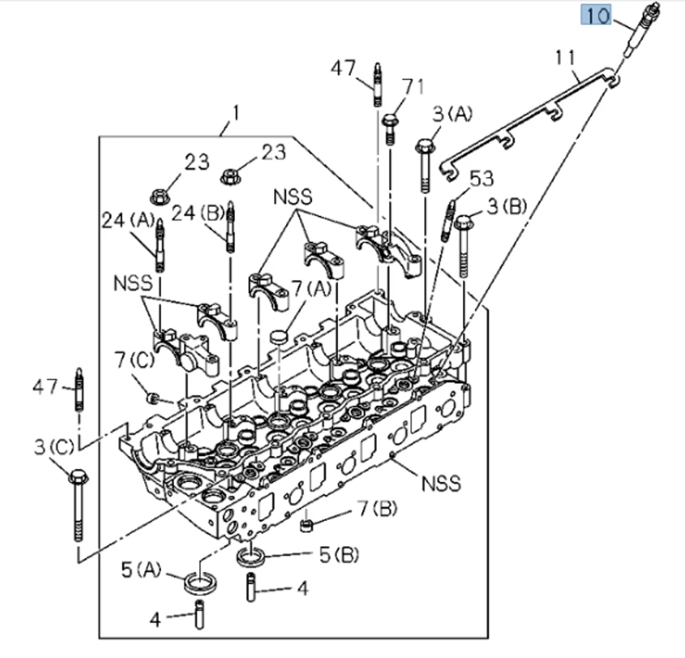 4x Glow Plug For ISUZU NPR NQR NPR-HD 4GB1 4HE1 4.8L 86-04 - Изображение 2 из 4