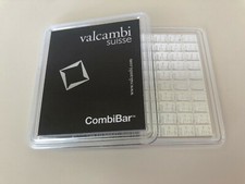100 x 1-Gram SILVER  999 PURE Valcambi Combibar Swiss Bullion