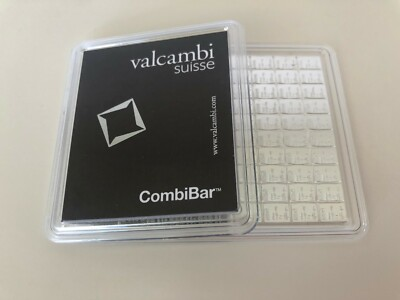 #ad #ad 100 x 1 Gram SILVER 999 PURE Valcambi Combibar Swiss Bullion $439.00