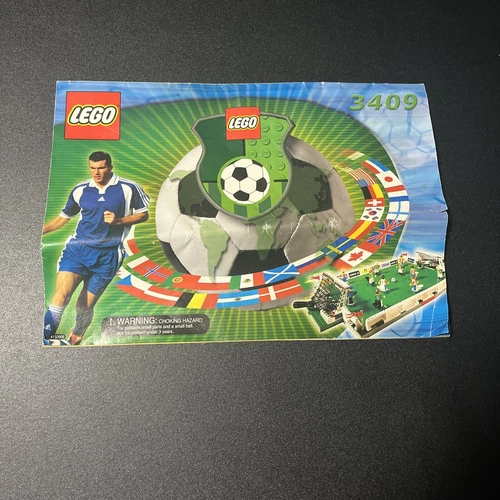 LEGO 3409 Championship Challenge Football Soccer field - INSTRUCTION MANUAL 2000