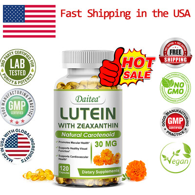 Eye Vitamins with Lutein & Zeaxanthin Supports Retina, Lens & Macula Health