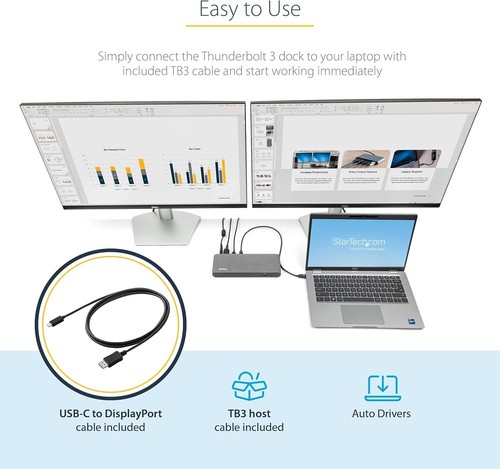StarTech Thunderbolt 3 Docking Station (TB3DOCK2DPPD) - Picture 8 of 10