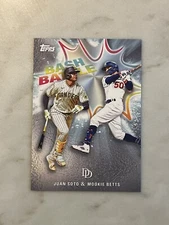 2023 Topps Dynamic Duals Juan Soto Mookie Betts Bash Battle SP Insert