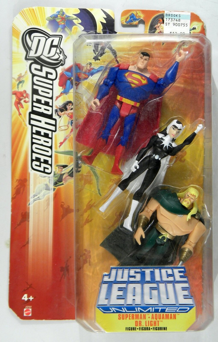 Mattel 2006 DC Super Heroes Justice League Unlimited 3-Pack