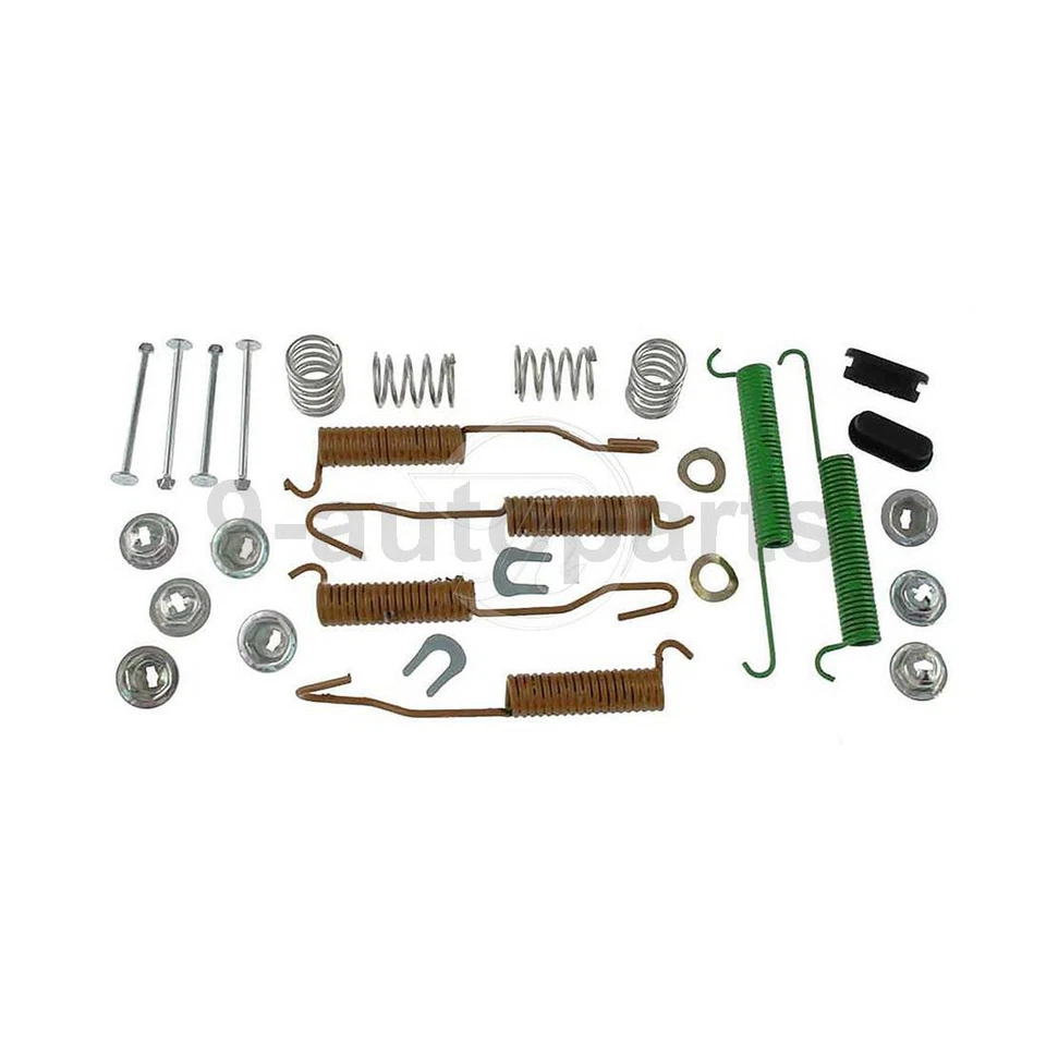 Kit de herrajes de freno de tambor delantero trasero para camioneta Dodge W100 1969-1974 Foto 4 de 4