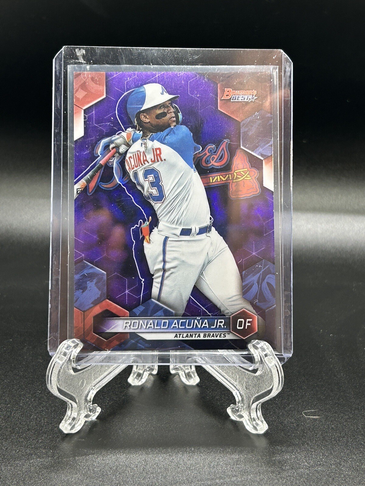 2023 Bowmans Best Ronald Acuna Jr Purple Refractor #119/250 Braves