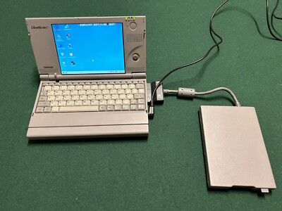 Toshiba Libretto 50CT with floppy, dock, modem/network card, 2 AC