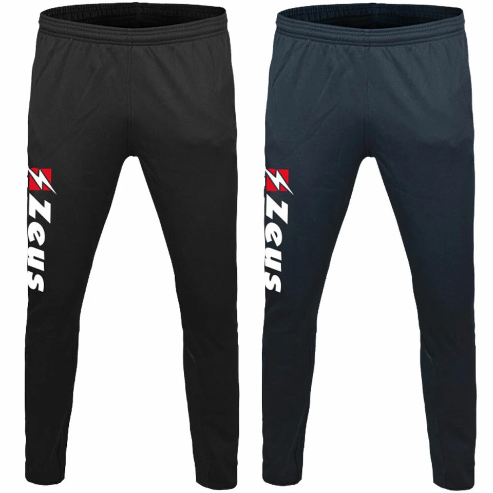 Zeus Easy Herren Fitness Sport Hose Jogging Trainingshose schwarz blau neu - Bild 1 von 1