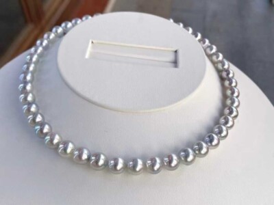 Aurora Madama 8-8.5MM Japanese akoya pearl necklace super shinning