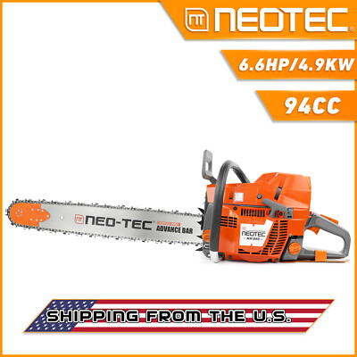 #ad 94cc Gas Chainsaw Gas Powered 24 inch Chainsaw Compatible with Husqvarna 394 395 $382.99