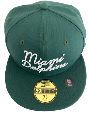 59fifty Cap Miami Dolphins Hats Miami Dolphins Hat Cap Fitted 3/8