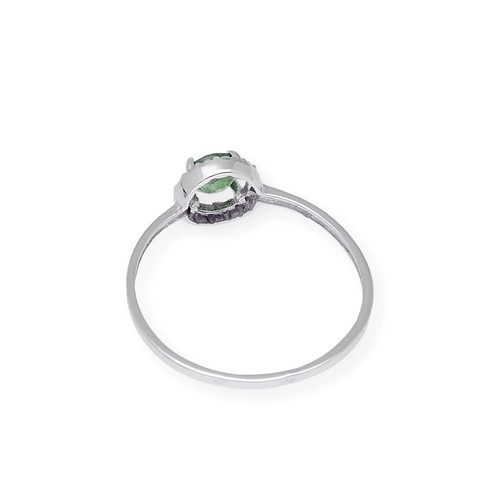 Anillo Rubí y Diamantes Oro Blanco Complementos de Mujer Joyería de Moda - Imagen 13 de 13