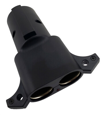 NAPA Trailer Wiring Connector Adapter 7 Blade to Dual Cigarette Lighter  (Reese)