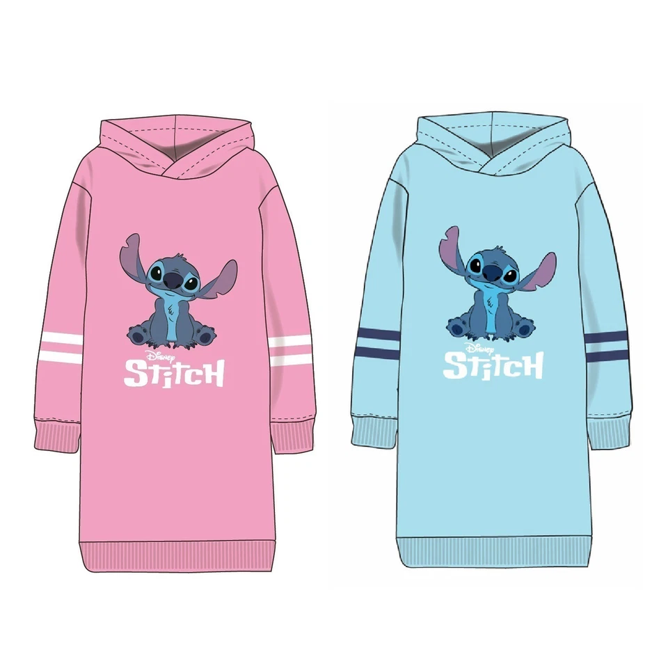 Kinder Lilo & Stitch Langarm Hoodie Long Pullover Sweatshirt Kapuzenpullover