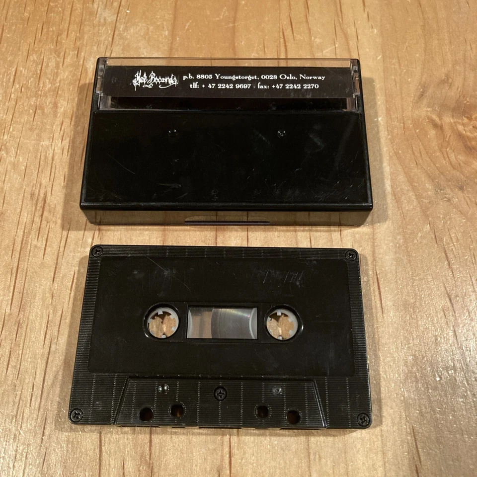 Aura Noir - Dreams Like Deserts CASSETTE TAPE 1st Norwegian issue nifelheim absu - Image 2 of 4