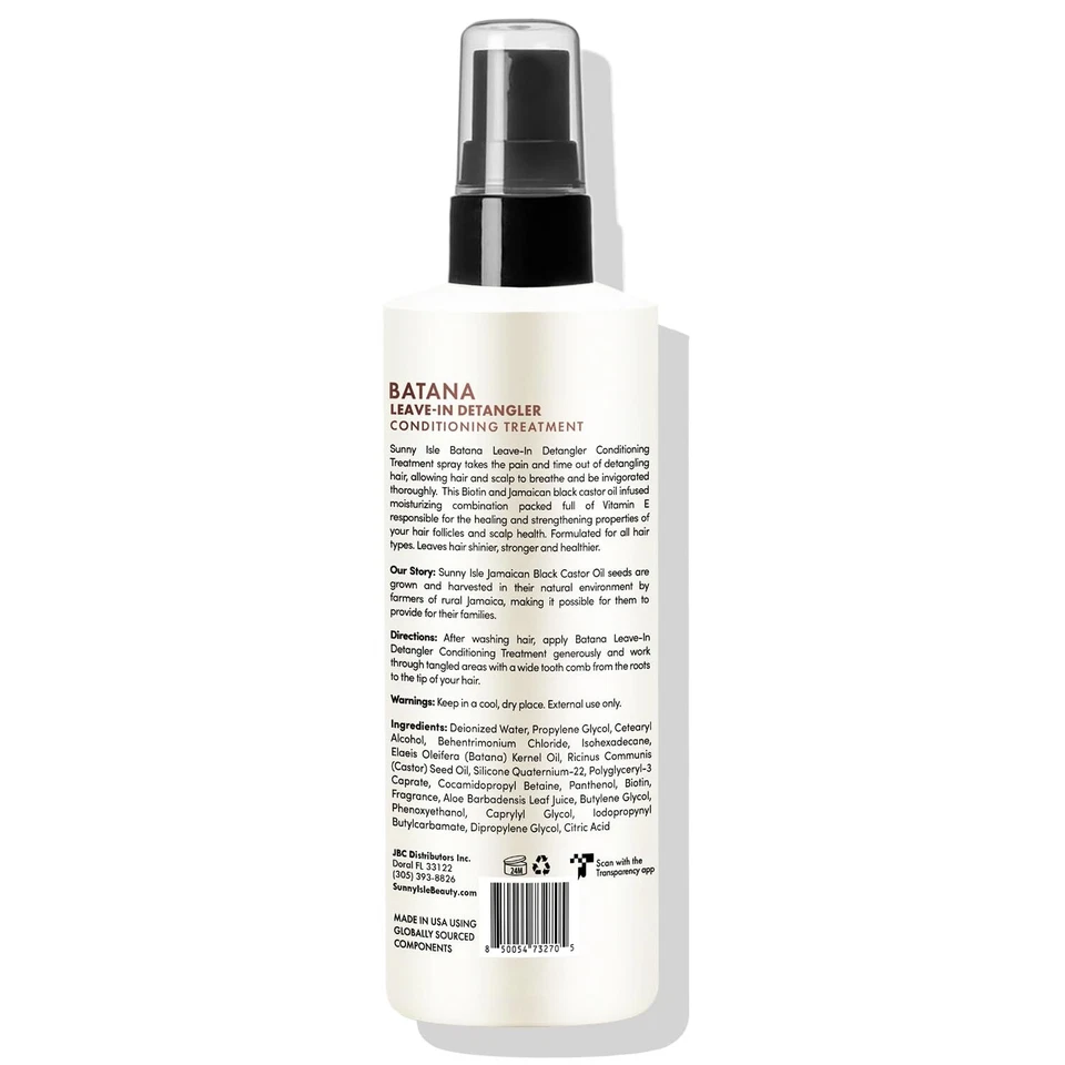 Sunny Isle Batana Leave-In Conditioner Detangler 8oz - Image 2 of 4